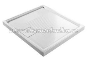 Душевой поддон квадратный керамический 90х90 Hatria (Хатрия) LEAF YXE6 ― магазин ИнтернетСантехника