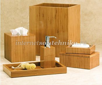 Коллекция аксессуаров для ванной комнаты Labrazel Dante Bamboo ― магазин ИнтернетСантехника