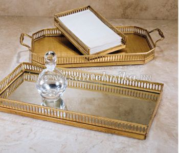 Коллекция аксессуаров для ванной комнаты Labrazel Galleria Gold Trays ― магазин ИнтернетСантехника