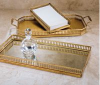 Коллекция аксессуаров для ванной комнаты Labrazel Galleria Gold Trays