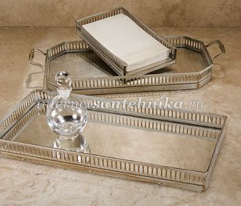 Коллекция аксессуаров для ванной комнаты Labrazel Galleria Silver Trays ― магазин ИнтернетСантехника