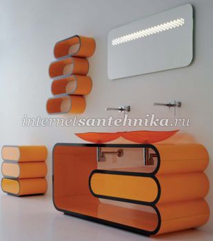 Мебель для ванной комнаты Bandini Wood Onda ― магазин ИнтернетСантехника
