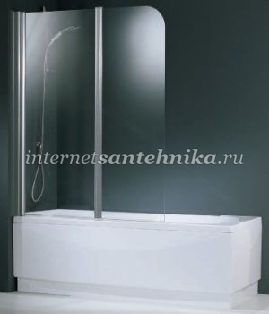 Шторка для ванной 120 см. Novellini Aurora 2 ― магазин ИнтернетСантехника