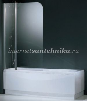 Шторка для ванной 98 см. Novellini Aurora 3 ― магазин ИнтернетСантехника
