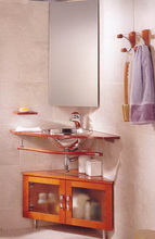 Gama-Decor  Угловой гарнитур для ванной комнаты Kapp Cerezo