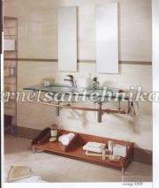 Gama-Decor  Стеклянная мебель для ванной комнаты Карр ― магазин ИнтернетСантехника