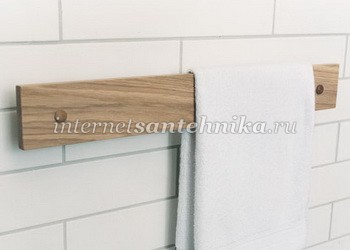 Svedbergs Rustik Деревянный полотенцедержатель, 60 см ― магазин ИнтернетСантехника