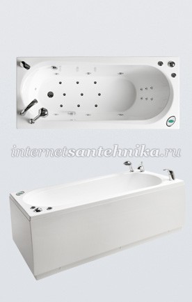 Balteco  Прямоугольная гидромассажная ванна Modul 15 ― магазин ИнтернетСантехника