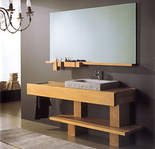 Mobili di Castello  Деревянная мебель в ванную комнату Oltre
