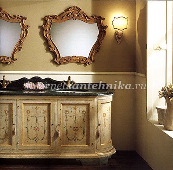 Mobili di Castello  Двойная композиция для ванной комнаты Patmos ― магазин ИнтернетСантехника