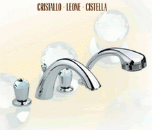 Nicolazzi Cristallo Смеситель с ручным душем для установки на борт ванны