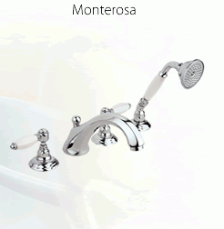 Nicolazzi Monterosa Смеситель с ручным душем для установки на борт ванны ― магазин ИнтернетСантехника