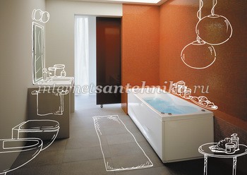 Jacuzzi Гидромассажные ванны Ванна с гидромассажем Soho ― магазин ИнтернетСантехника