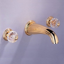 THG Chantilly Встроенный смеситель для раковины с рукоятками-кристаллами
