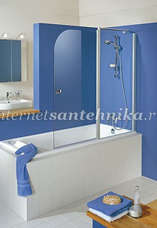 HSK Exclusive Двустворчатая шторка на ванну 130 ― магазин ИнтернетСантехника