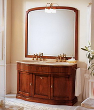 Eurodesign Il borgo Деревянная мебель для ванной комнаты с двойной раковиной, композиция 4