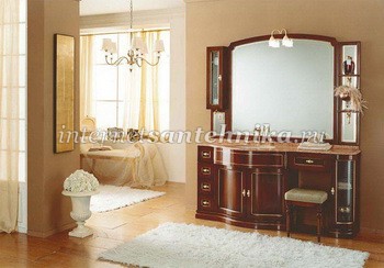 Eurodesign Il borgo Отделанная золотом мебель для ванной комнаты, композиция 20 ― магазин ИнтернетСантехника