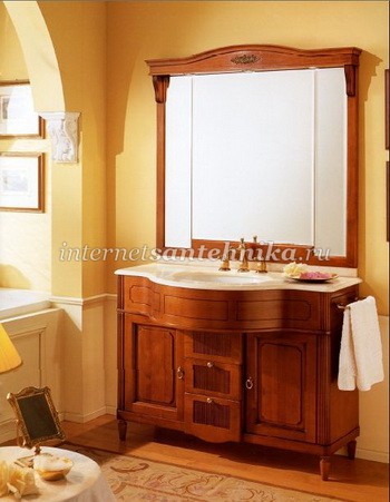 Eurodesign Luigi XVI Дворцовая мебель для ванной комнаты, композиция 2 ― магазин ИнтернетСантехника