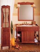 Eurodesign Green & Roses Мебель для ванной комнаты в стиле country, композиция 3