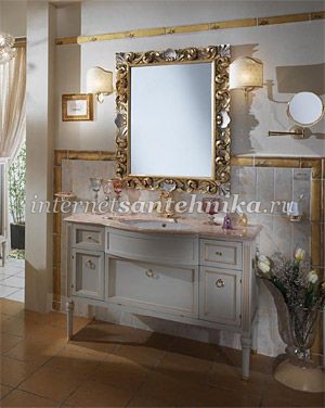 Lineatre Loira Классическая мебель для ванной комнаты, композиция 3 ― магазин ИнтернетСантехника
