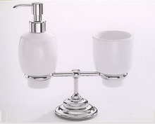 Carbonari Gamma Настольный стакан и дозатор для жидкого мыла