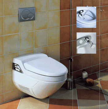 Geberit Toilet 8000 Подвесной унитаз-биде 180.100.11.1 ― магазин ИнтернетСантехника