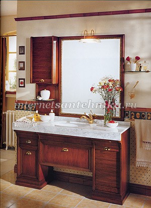 Lineatre Romantica Классическая мебель для ванной комнаты, композиция 3 ― магазин ИнтернетСантехника