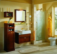Lineatre Romantica Деревянная мебель для ванной  комнаты, композиция 13