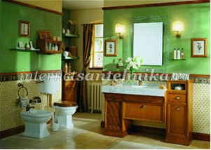 Lineatre Romantica Классическая мебель для ванной комнаты, композиция 19 ― магазин ИнтернетСантехника