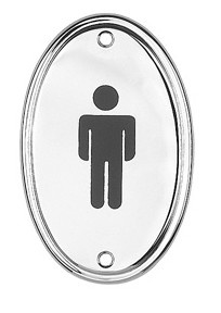 Табличка-указатель на дверь в ванную комнату Valsan Val 005 ― магазин ИнтернетСантехника